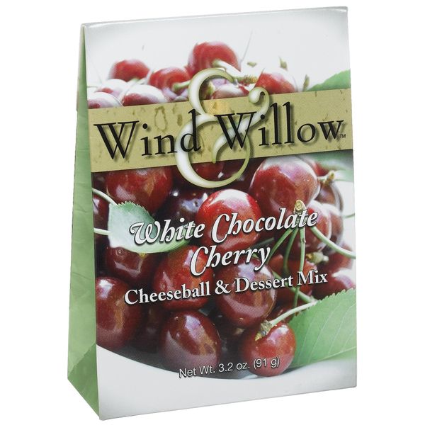 Wind & Willow White Chocolate Cherry Cheeseball, 3.2-Ounce Boxes (Pack of 6)