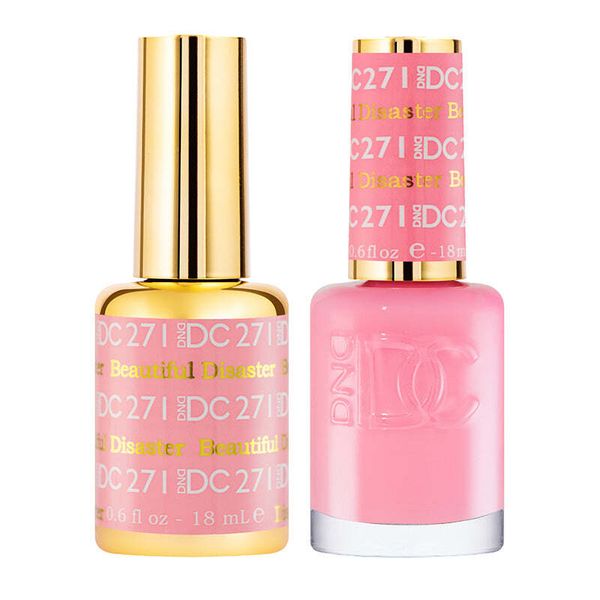 DND DC DUO Matching Gel & Lacquer 0.5 floz/15mL #271 - Beautiful Disaster