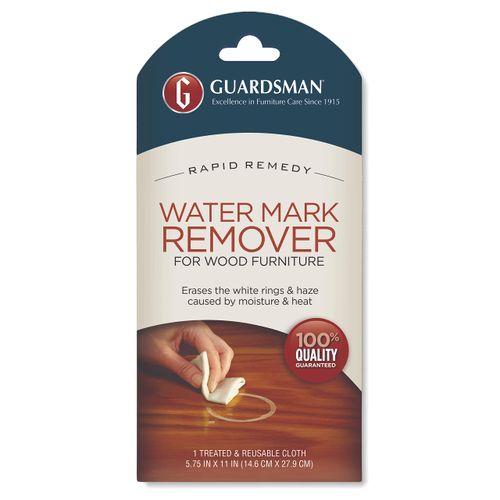 Guardsman Reusable Water Mark Remover Cloth | Wood Cleaner for White Rings & Haze Caused By Moisture and Heat, 1 Count