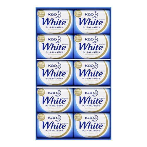 Kao White Gift 3.0 oz (85 g) 10 Pieces K-W-10