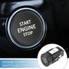 A ABSOPRO Push Button Starter Switch No.3VD905217 Engine Start Stop Switch Button for Skoda Kodiaq 2017-2021 Black