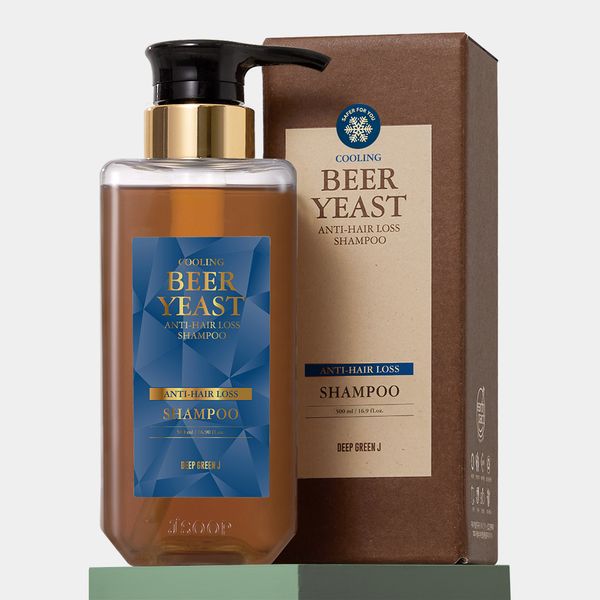 Jay Forest Deep Green Jay Beer Yeast Cooling Anti-Hair Loss Shampoo 500ml