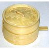 Bamboo steamer 2pcs 9cm/3.5" diameter 3cm deep Superior quality
