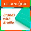 CleanLogic Exfoliating Bath and Shower Gloves, Certified Organic, 1 Pair (Pack of 6)