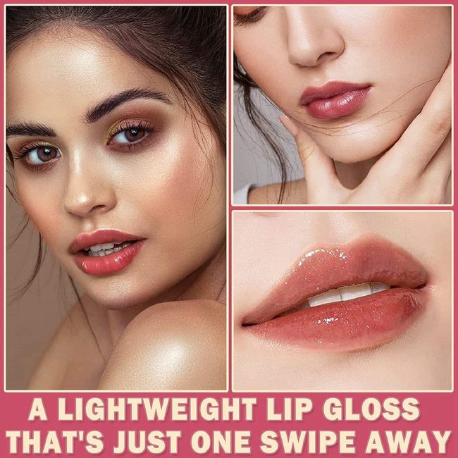 Lip Gloss Shiny Hydrating Lip Glow Oil Plumping Lip Gloss Moisturizing Lip  Oil Gloss Transparent Moisturizing Lip Balm Natural Lip Plumper Lip Plumper  Gloss Make Lips Fuller And Lip Liners 