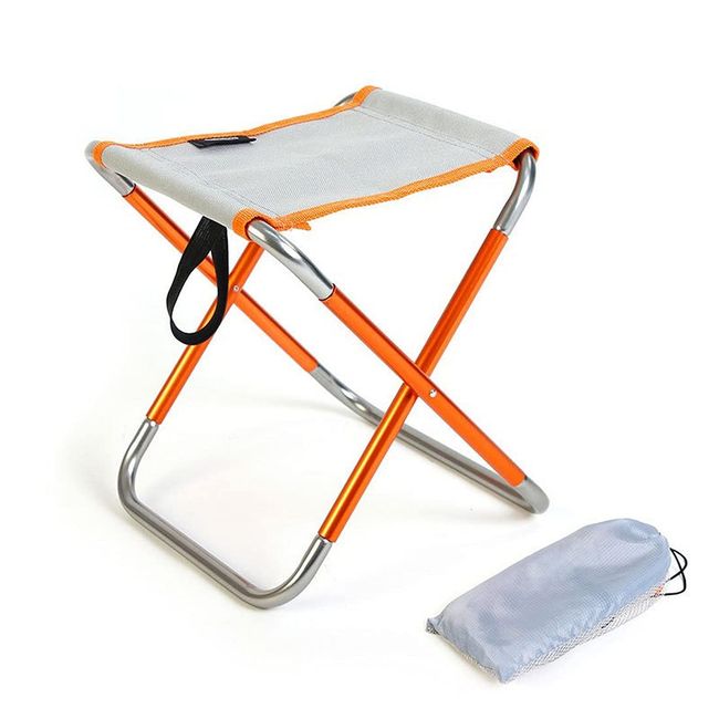 Outdoor Chair, Small, Camping, Folding, Lightweight, Compact, Ultra Light, Portable, Fishing, Climbing, Portable, Ultra Lightweight, Storage Bag Included