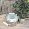 Matsunoya Galvanized Bean Bucket (Small), Made in Japan