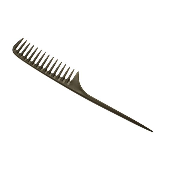 Tearsheet Carbon Wide Tooth Rake Comb with Tail by Tearsheet