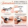 LASHVIEW Magnetic Eyelashes with Applicator, Soft Magnetic Lashes Natural Look (A01)