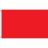 Plain Red Small Flag 3ft x 2ft