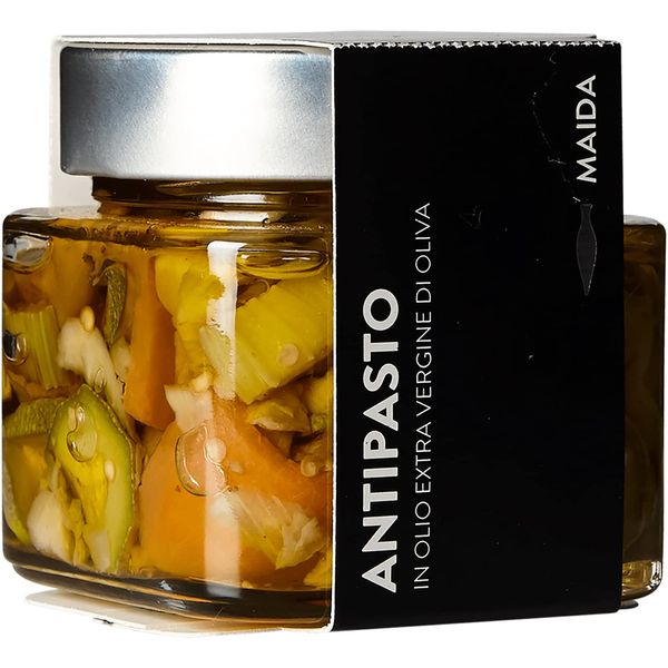 Mixed Vegetable Antipasto Preserved in EVOO - Maida Farm, Campania, Italy