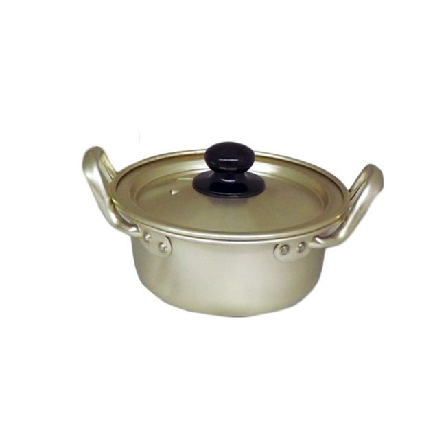 Matsunoya 20-1436 Anodized Double Handed Pot, 5.5 inches (14 cm)