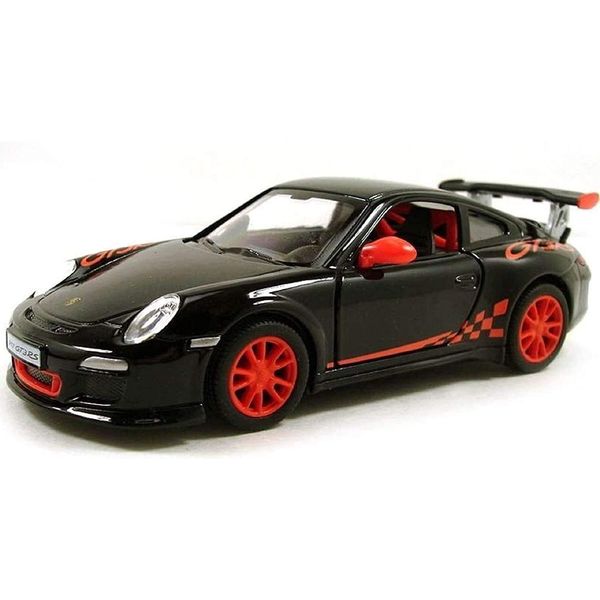 KiNSMART Porsche 911 GT3 RS 1:36 Scale 5inch Die Cast Model Toy Sports Car - Black