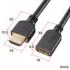 Sanwa Supply KM-HD20-UEN03 HDMI Extension Cable 0.3m