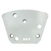 3 Pack Trapezoidal Diamond Grinding Discs for Bolt on Grinders Soft Bond 30 Grit