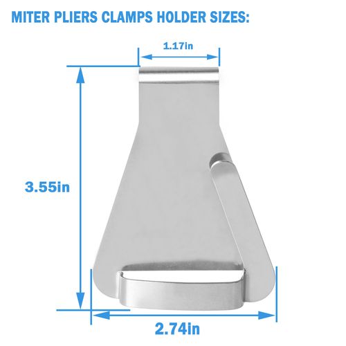 1 Pcak Clamp Clip Holder Fits Woodworking Tool Miter Clamps,For woodworking to make Making molds, picture frames and other scenarios with the of