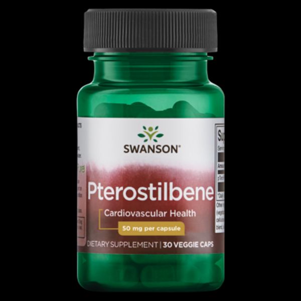 Swanson Pterostilbene 50 mg 30 Veggie Capsules