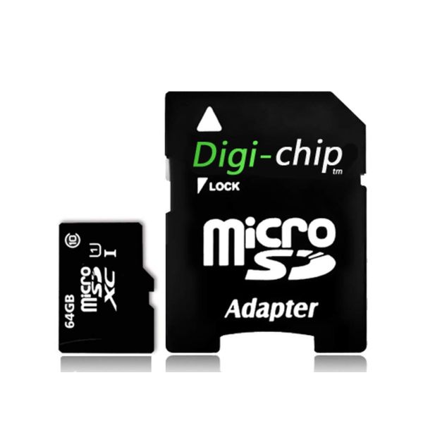 Digi-Chip 64GB MicroSD Memory Card for Xiaomi Redmi Note 10, Note 10s, Note 10 5G, Note 10 Pro, Note 10 Lite Phone Memory Card MicroSD