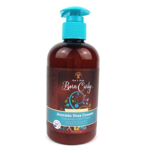 As I am born curly Acocado shea cowash