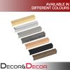 Decoranddecor Contemporary Pull Handles Solid Metal for Cabinets (160mm Between Hole Centres, Polished Chrome)