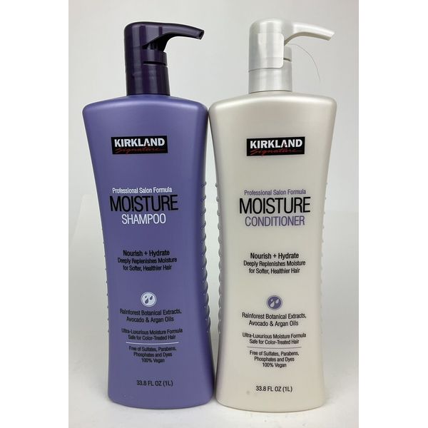 Kirkland Professional Salon Formula Moisture Shampoo & Conditioner 33.8 oz