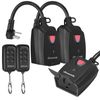 DEWENWILS Wireless Remote Control Outlet Switch Power with 2 Remotes 100FT Range