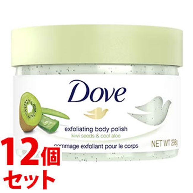 Unilever Dove Creamy Scrub Kiwi &amp; Aloe (298g) x 12 pieces Dove