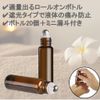 Chocople 20 Pack Roll On Bottles Blackout Jar Atomizer with 5 Funnels (5ml)