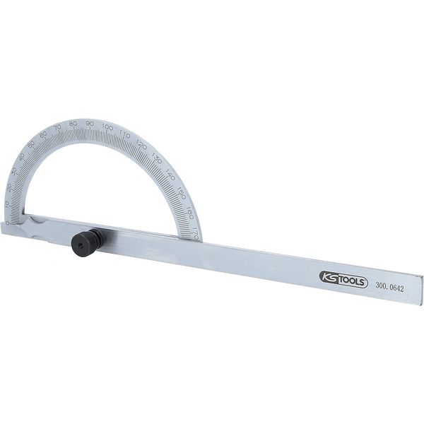 KS Tools 300.0642 Winkelgradmesser mit offenen Bogen, 200mm