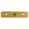CRL PPH01BR Polished Brass Prima 01 Series Top or Bottom Mount Hinge