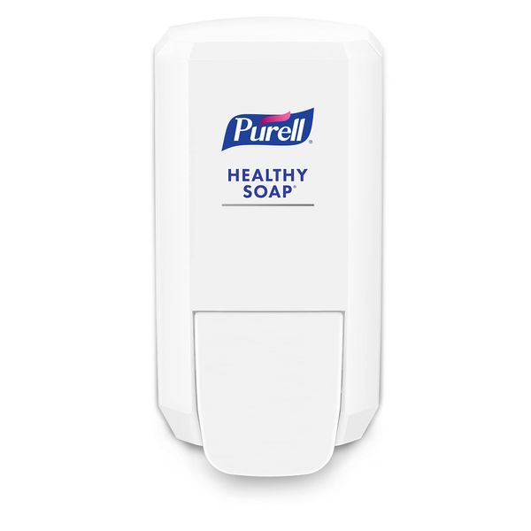 PURELL CS2 Manual Hand Soap Dispenser, White, for 1000 mL PURELL CS2 Healthy SOAP Refills (Pack of 1) - 4131-06