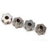 Traxxas 8568 Steel Wheel Hex Hubs, Gray