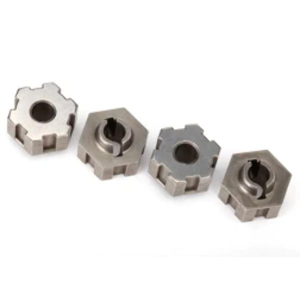 Traxxas 8568 Steel Wheel Hex Hubs, Gray