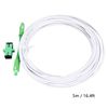 Optical Modem Extension Cable Set Armored Single Mode Patch Cable for FTTH FTTB FTTP (SC 5m / 16.4ft)