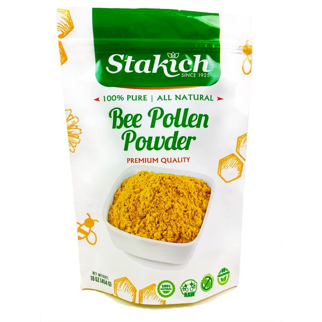 1 lb BEE POLLEN POWDER 100% Pure Natural Raw Best 16oz GMO & Gluten Free