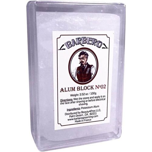 Foreign friend Barbero alum alum block skin soothing shaving alum stone boyfriend birthday gift 100g