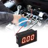 Current Meter, DC Ammeter with Hall Sensor LED Digital Display 50A High Accuracy Current Gauge for Vehicles