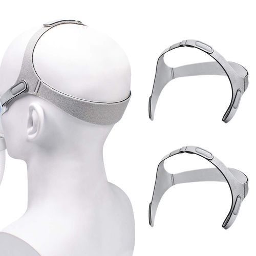 2 Packs Replacement Headgear for Nuance Pro - Headgear Straps (2Packs) with Stronger Touch-Fasten-ers and Elasticity, CPAP Strap for Nuance Pro, Snugly Fit & Reducing Air Leaks, Medihealer Supplies.