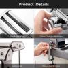 Manual Pasta Maker Machine Pasta Roller and Cutter Adjustable Thickness Settings