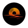 Vinyl Sunset Analog Record Player DJ Nerd Synthesizer PopSockets Adhesive PopGrip