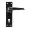 From the Anvil Black Smooth Lever Lock Set