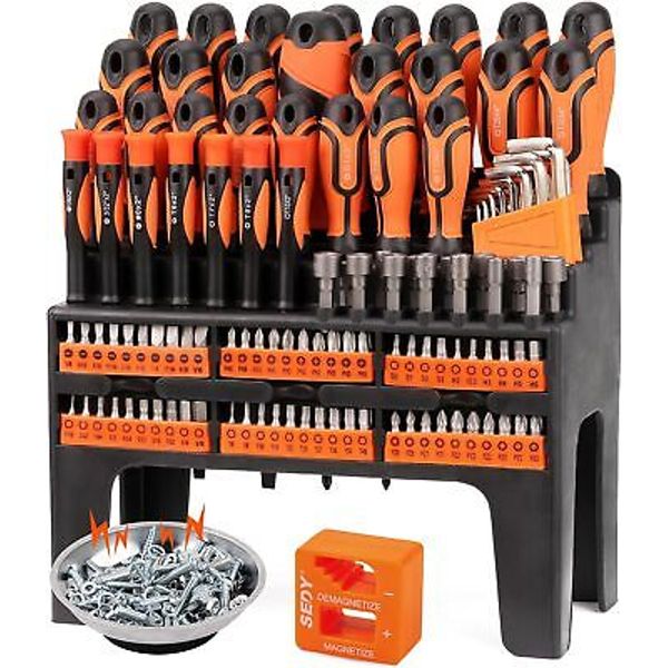 124-Piece Ultimate Screwdriver Set  always within reach in your workshop