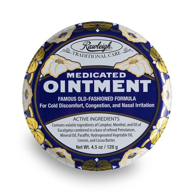 WT Rawleigh Medicated Ointment Cream 4.5 oz | Chest rub, Menthol Ointment,