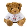 NUMBER ONE DAD - Teddy Bear - Cute Soft Cuddly - Gift Present Number 1