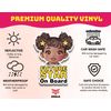 Baby on Board Stickers (Ref Girl BK SOB)