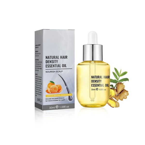 Ginger Essence Hair Serum,Hair Growth Essential Oil, Natürlich Haarwachstums-Essenzöl,Ingwer Haarwachstum Serum,Natural Hair Density Essential Oil,Haarwachstums-Essenzöl für Haarwachstum