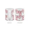 MUGBREW Pink Llama Pattern Ceramic Coffee Mug Tea Cup, 11 OZ