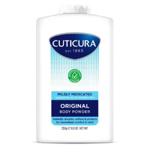 Cuticura Mildly Medicated Body Powder 250g