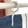 60 PCS Plastic Curtain Hooks,SonKu 85mm Plastic Adjust Hook Adjustable Pinch Pleat Hooks
