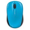 Microsoft Wireless Mobile Mouse 3500 - Cyan Blue Gloss